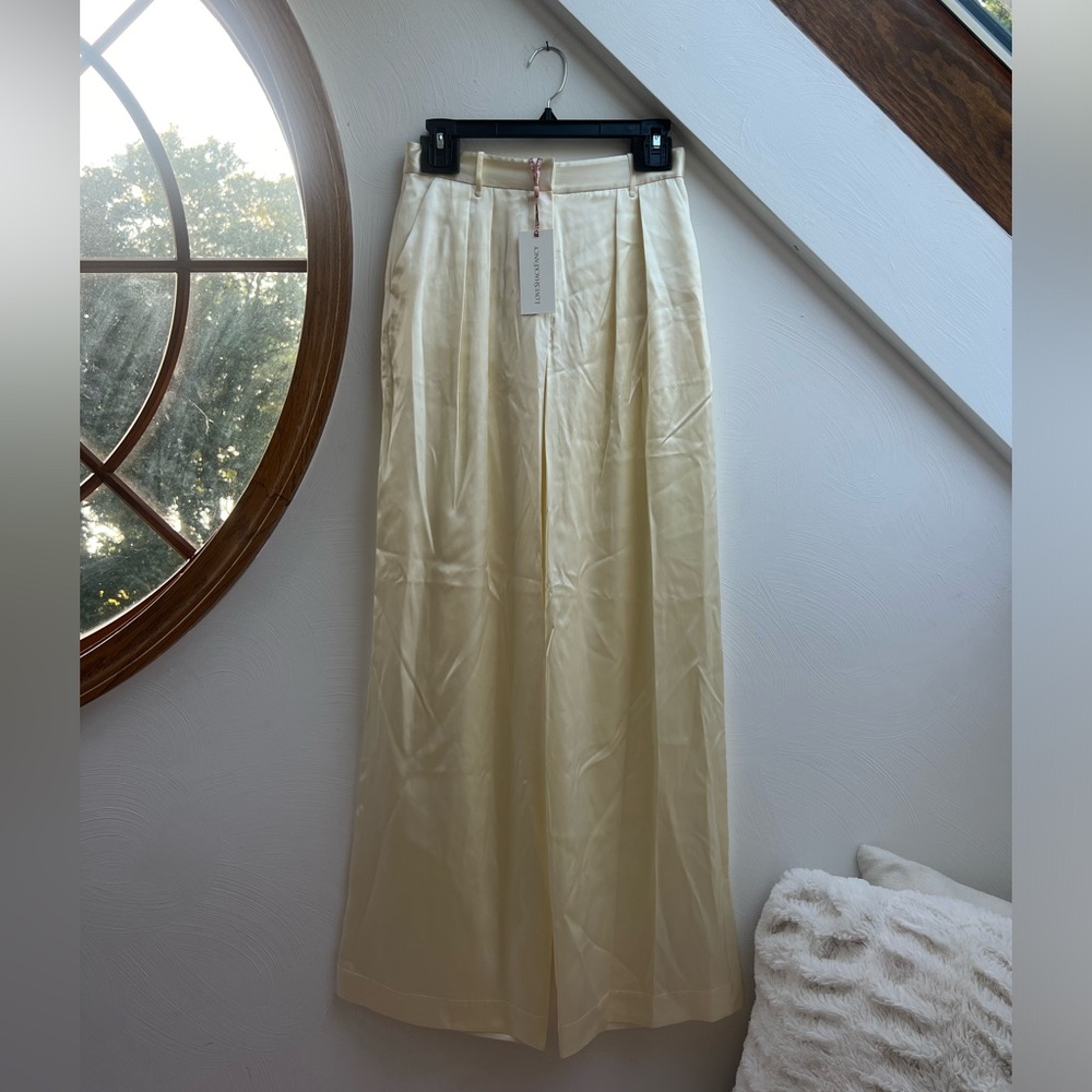 LoveShackFancy Emberlynn Pant, Size 0, Brand new with tags